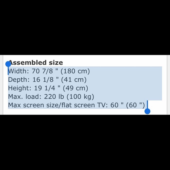 Tv table storage glass top. In good condition - Picture 3 of 3